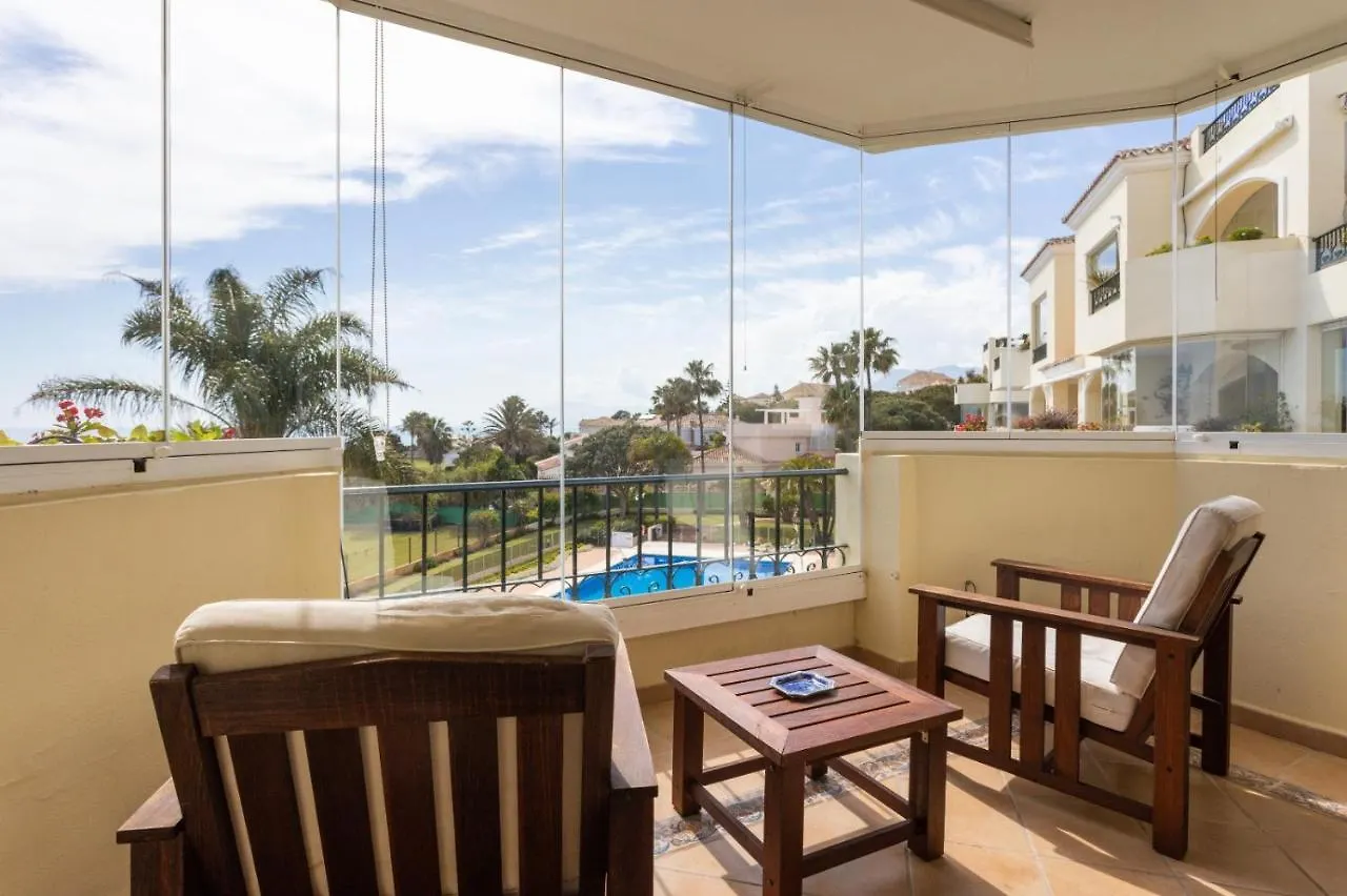 Homeforguest Front Line Beach Apartment In Hacienda Playa Marbella Spain